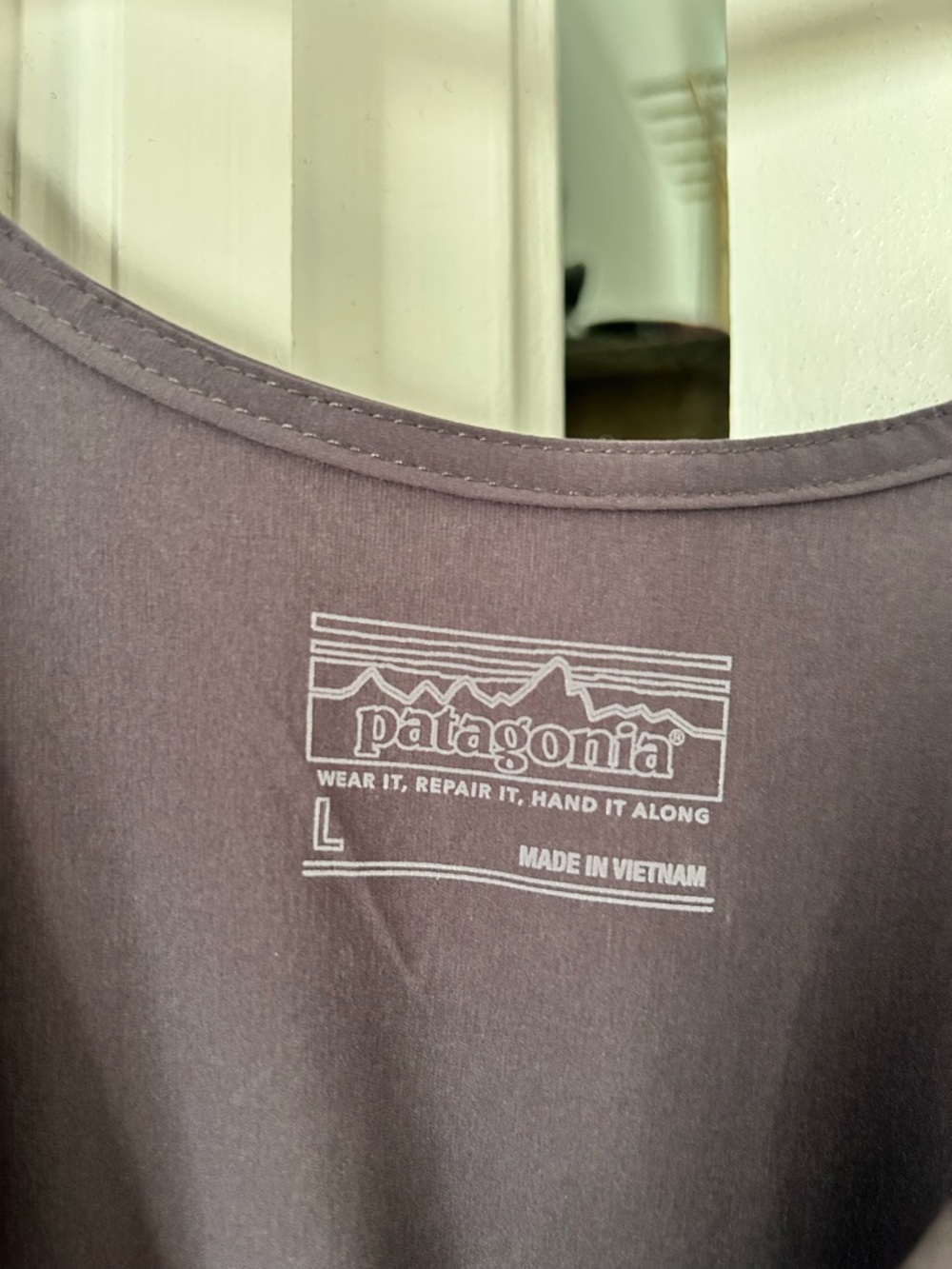 Patagonia Plum Sleeveless V-Neck Drawstring Jumpsuit - Picture 3 of 3